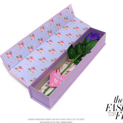 Christmas Gifts Single Roses Soap Flower Gift Box